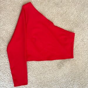 Abercrombie & Fitch One Shoulder Top